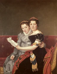 Zénaïde (1801-54) et Charlotte (1802-39) Bonaparte, 1822